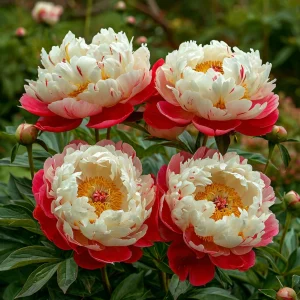 Пион Коралловый Каскад купить по цене от 490р. в интернет-магазине «Посадика» с доставкой почтой в в Малоярославеце и по всей России – [изображение №1].