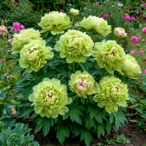 Пион Зеленые Бобы купить по цене от 610р. в интернет-магазине «Посадика» с доставкой почтой в в Малоярославеце и по всей России – [изображение №1].