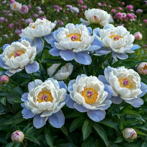 Пион Акварельный Этюд купить по цене от 806р. в интернет-магазине «Посадика» с доставкой почтой в в Малоярославеце и по всей России – [изображение №1].